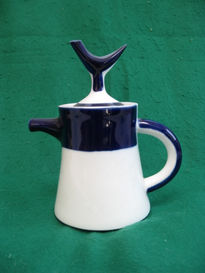 Cafetera azul