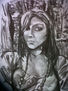 Mujer en el bosque