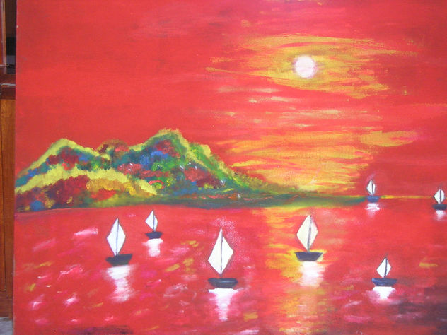 atardecer de colores