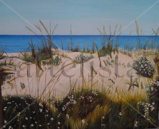 DUNA DE CAMPOSOTO CADIZ Oil Canvas Landscaping