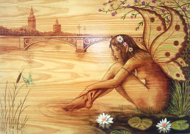 HADA DE SEVILLA Ink Panel Nude Paintings