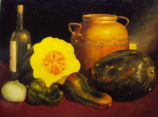 Naturaleza amarilla Oil Canvas Still Life Paintings