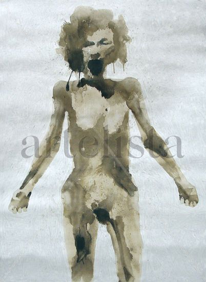 desesperada Oil Canvas Figure Painting