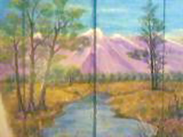 paisaje patagonico Oil Panel Landscaping