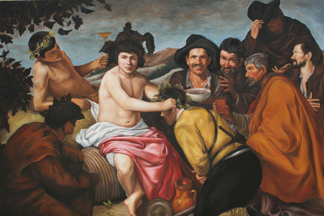 El triunfo de Baco (copia de D. Velazquez) Óleo Lienzo Figura