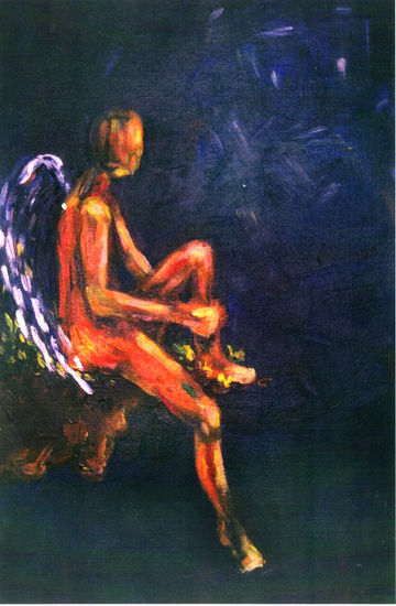 Angel Acrylic Canvas Figure Painting