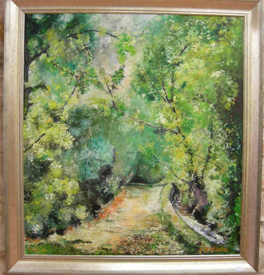 Via Verde Caudiel Oil Canvas Landscaping