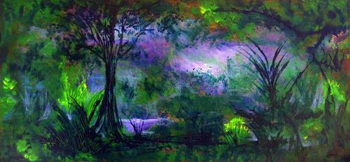 Amanecer Oil Canvas Landscaping