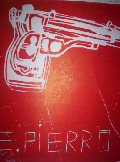 Gun Xilografía