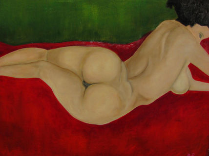Mujer en terciopelo...