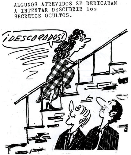 La falda larga.