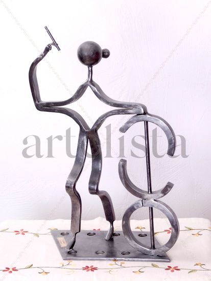 la espera Metal Figurative