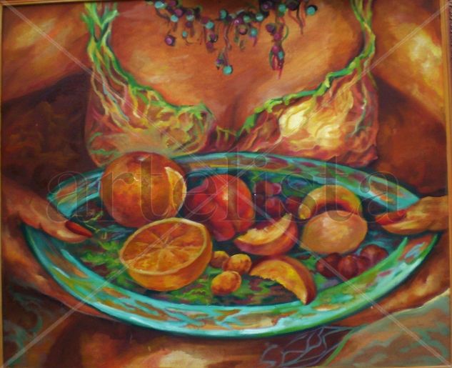 COLORES DELICIOSOS Oil Panel Still Life Paintings