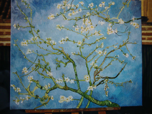 FLORES DE ALMENDRO (VAN GOGH) Oil Canvas Floral Painting