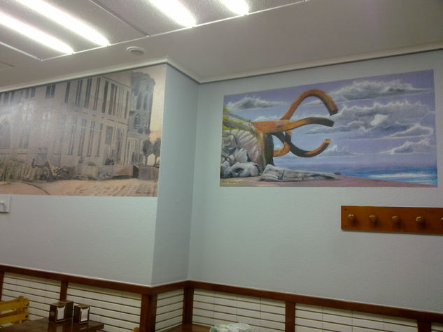 MURALES EN BAR Acrylic Others Marine Painting