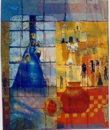 CENANDO CON LA VIRGEN