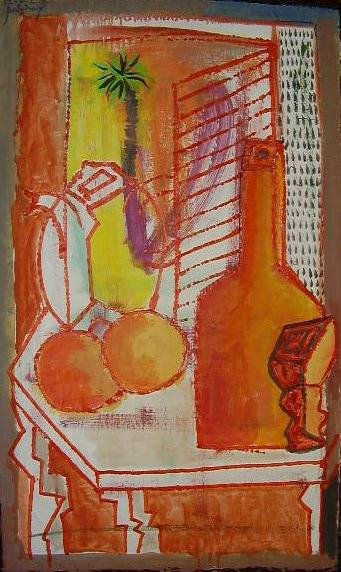 ORANGE SOUP BODEGON
