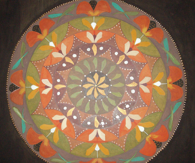 MI 1° MANDALA Acrylic Panel Figure Painting