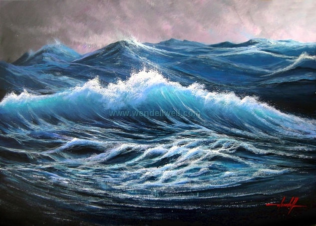 MARINO 242 Oil Canvas Marine Painting