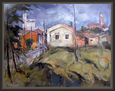 BELLPUIG-LLEIDA-LERIDA-PINTURA-CUADROS-PINTORES-PAISAJES-PINTOR-ERNEST DESCALS