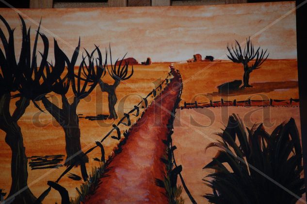 Camino 1 Oil Canvas Landscaping