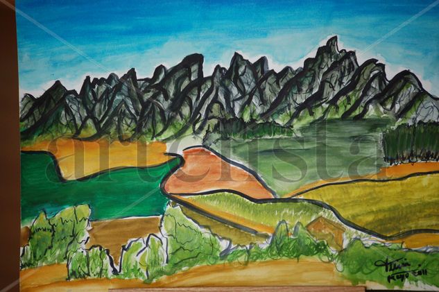 Montserrat 1 Oil Canvas Landscaping