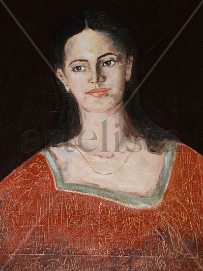 Donna Affascinati Oil Canvas Portrait