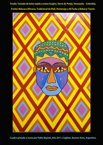 Cuadro Mali - Guajiro Acrylic Panel Figure Painting