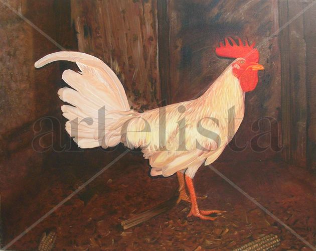 Patiamarillo II Oil Canvas Animals