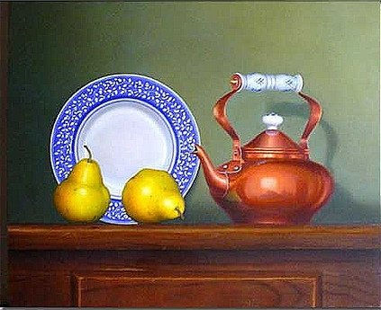 La Tetera Oil Canvas Still Life Paintings