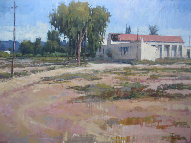 PUERTO LUMBRERAS Oil Canvas Landscaping