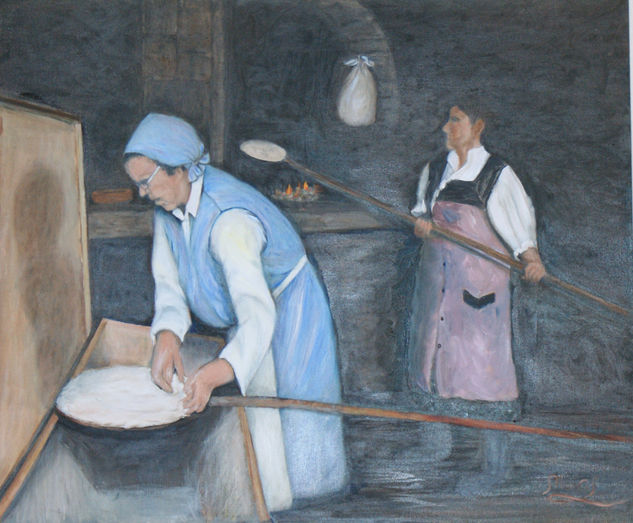 O forno  (El horno) Oil Canvas Others