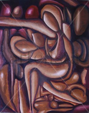 La Cumbancha Oil Canvas Figure Painting