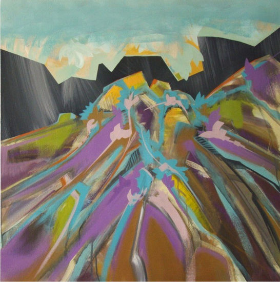 PAISAJE SANTANDEREANO Acrylic Canvas Landscaping