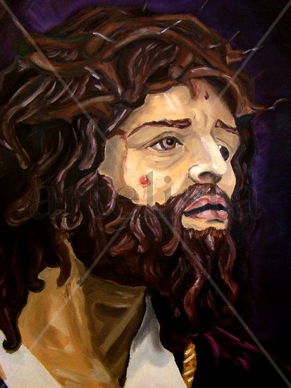 Ntro. Padre Jesús de la Salud de Rota Oil Canvas Portrait