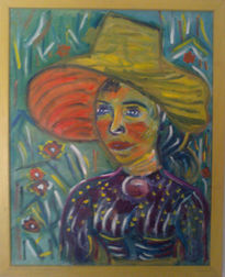 Mujer con sombrero