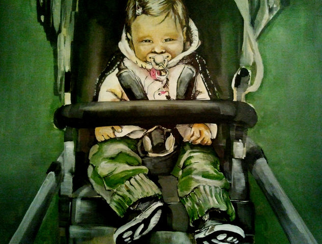 Paula Acrylic Canvas Portrait