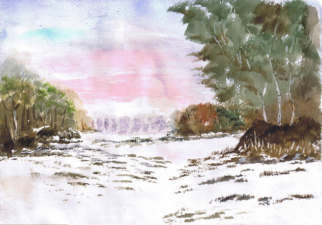 Glaciar Watercolour Paper Landscaping