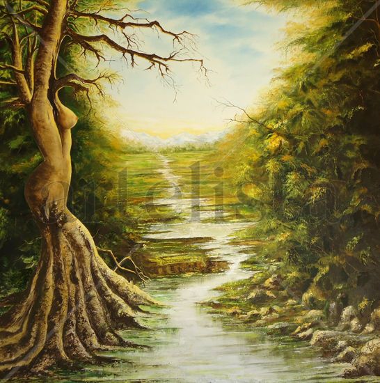 Naturaleza pagana. Oil Canvas Landscaping