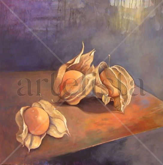 Physalis(Vendido) Óleo Lienzo Bodegones