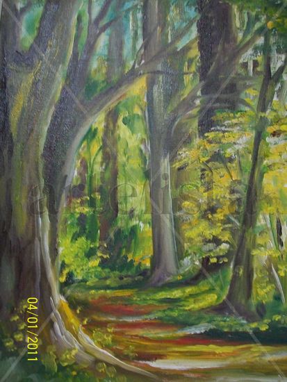 BOSQUE ENCANTADO Oil Canvas Landscaping