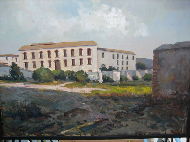 FABRICA LARIOS1 Oil Canvas Landscaping