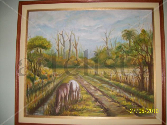 CAMINO VECINAL Oil Canvas Landscaping