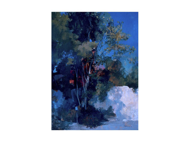 Retiro Oil Canvas Landscaping