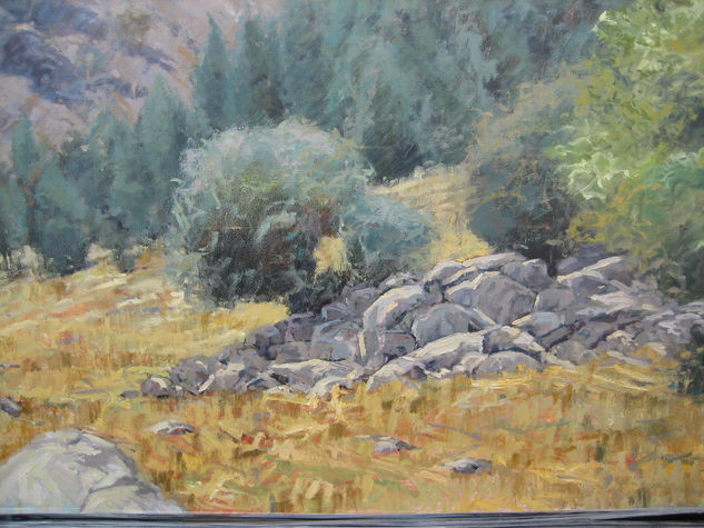 CAZORLA1 Oil Panel Landscaping