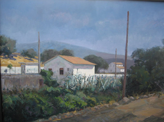 BENAMOCARRA Óleo Lienzo Paisaje