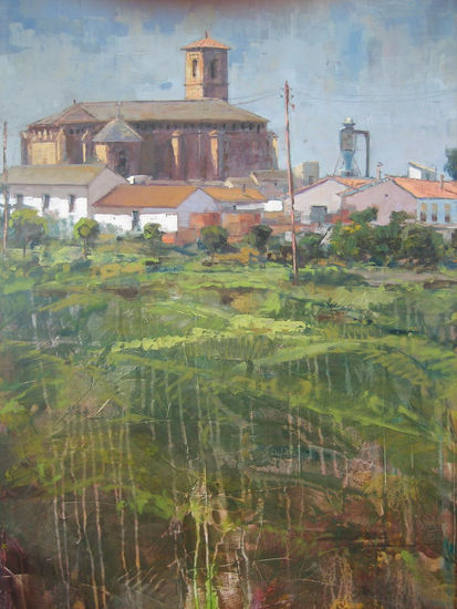 V.DE LOS INFANTES Oil Panel Landscaping