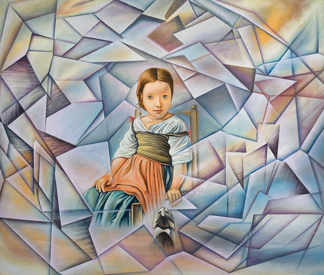 La súplica de la niña de los fosforos Oil Canvas Landscaping