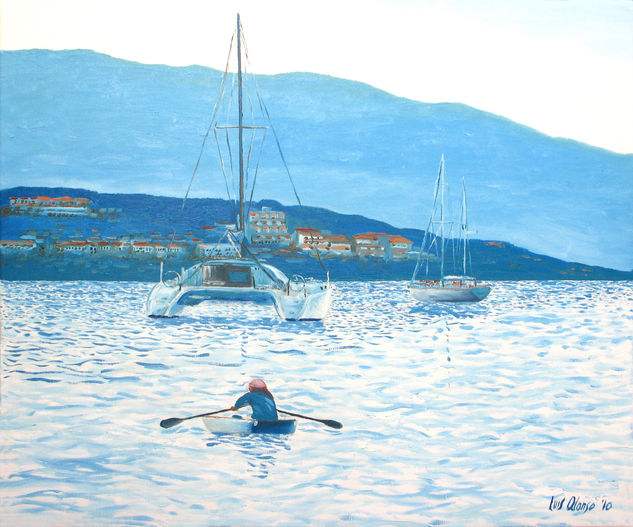 Mediterráneo Oil Canvas Marine Painting