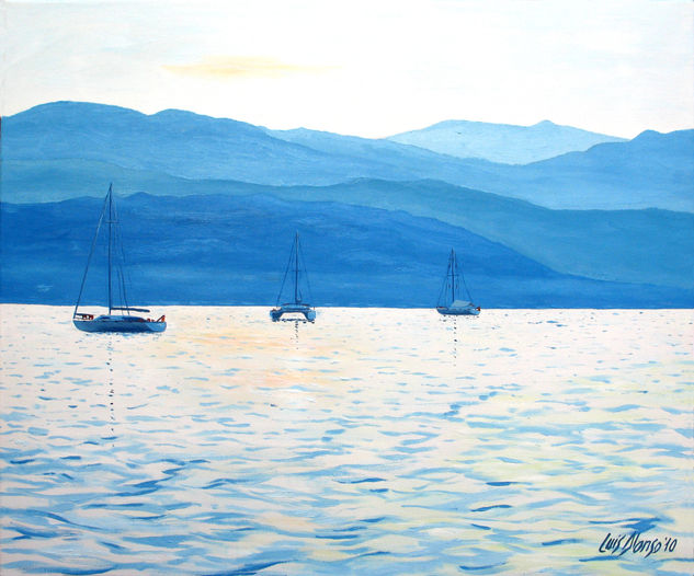 Calma Oil Canvas Marine Painting